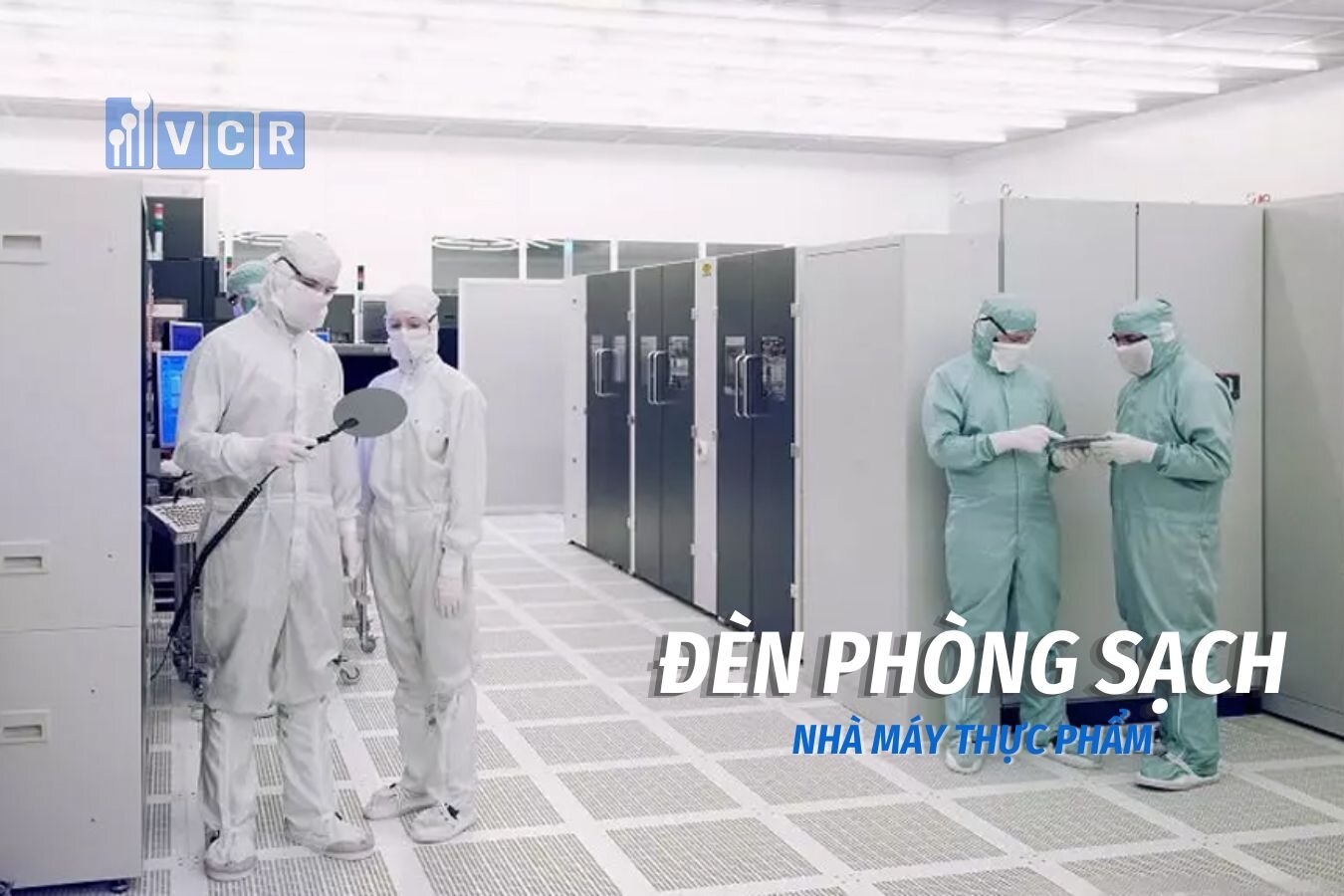 đèn phòng sạch nhà máy thực phẩm